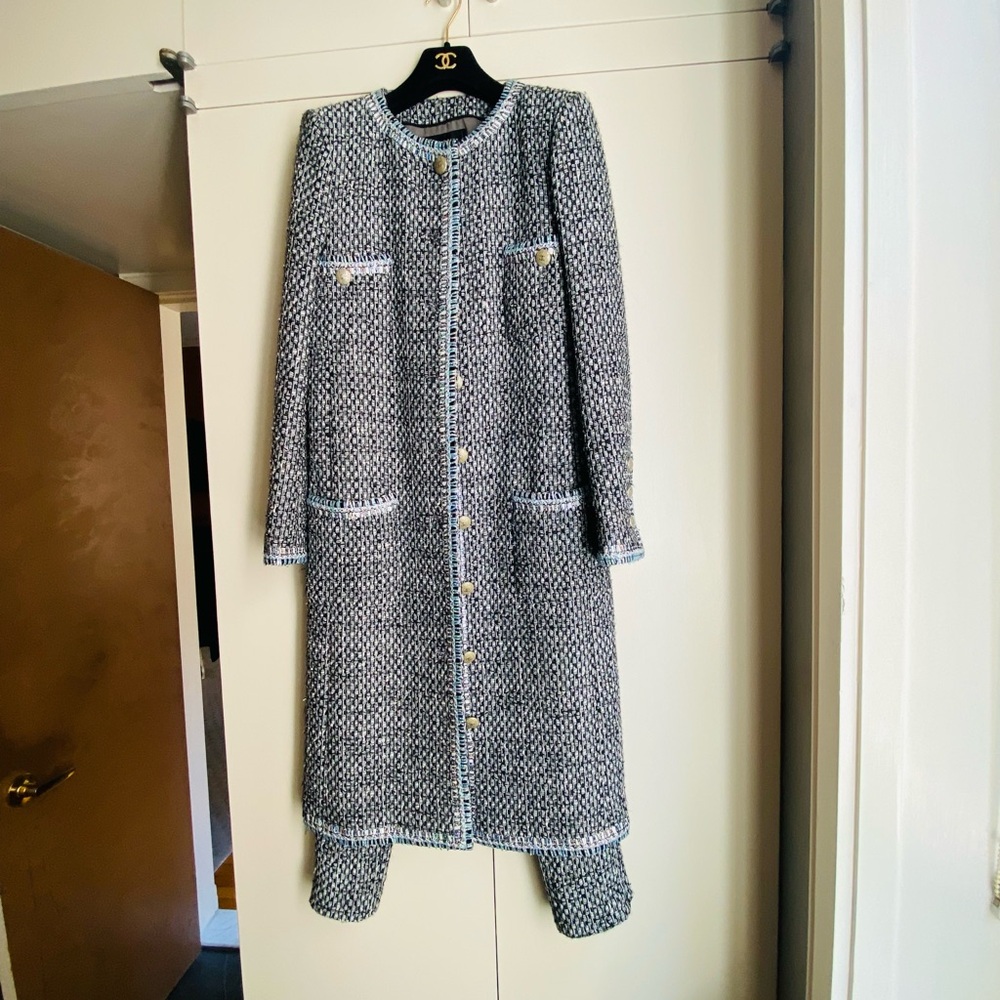 Chanel Fall 2014 Supermarket Collection Tweed Coat and Pants Set - Picture 3 of 17